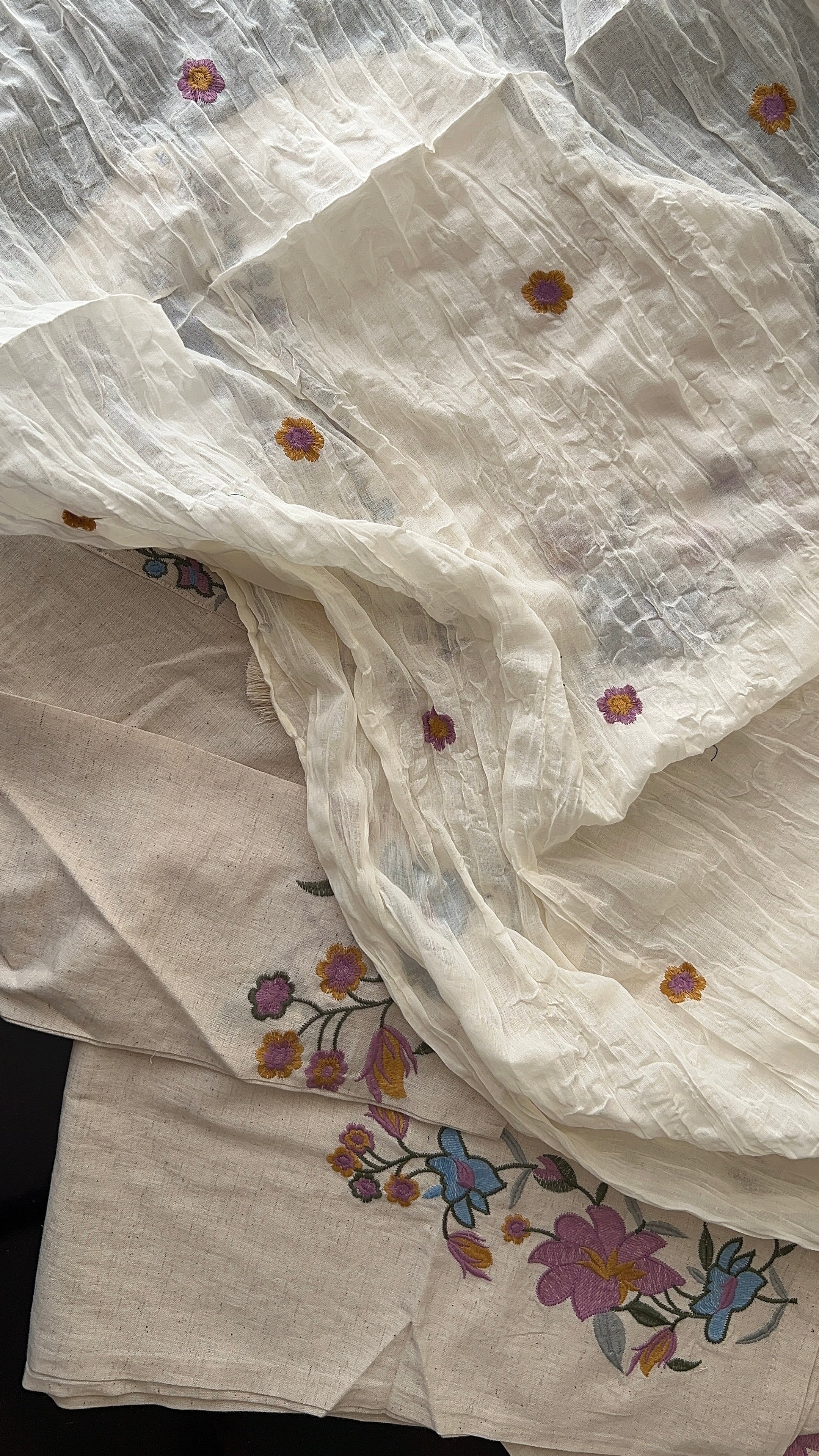 Nimrat Cotton Embroidered Pant Set - The Jaipur Studio