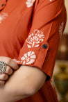 Cotton Floral Summerish A-line Coord Set - The Jaipur Studio