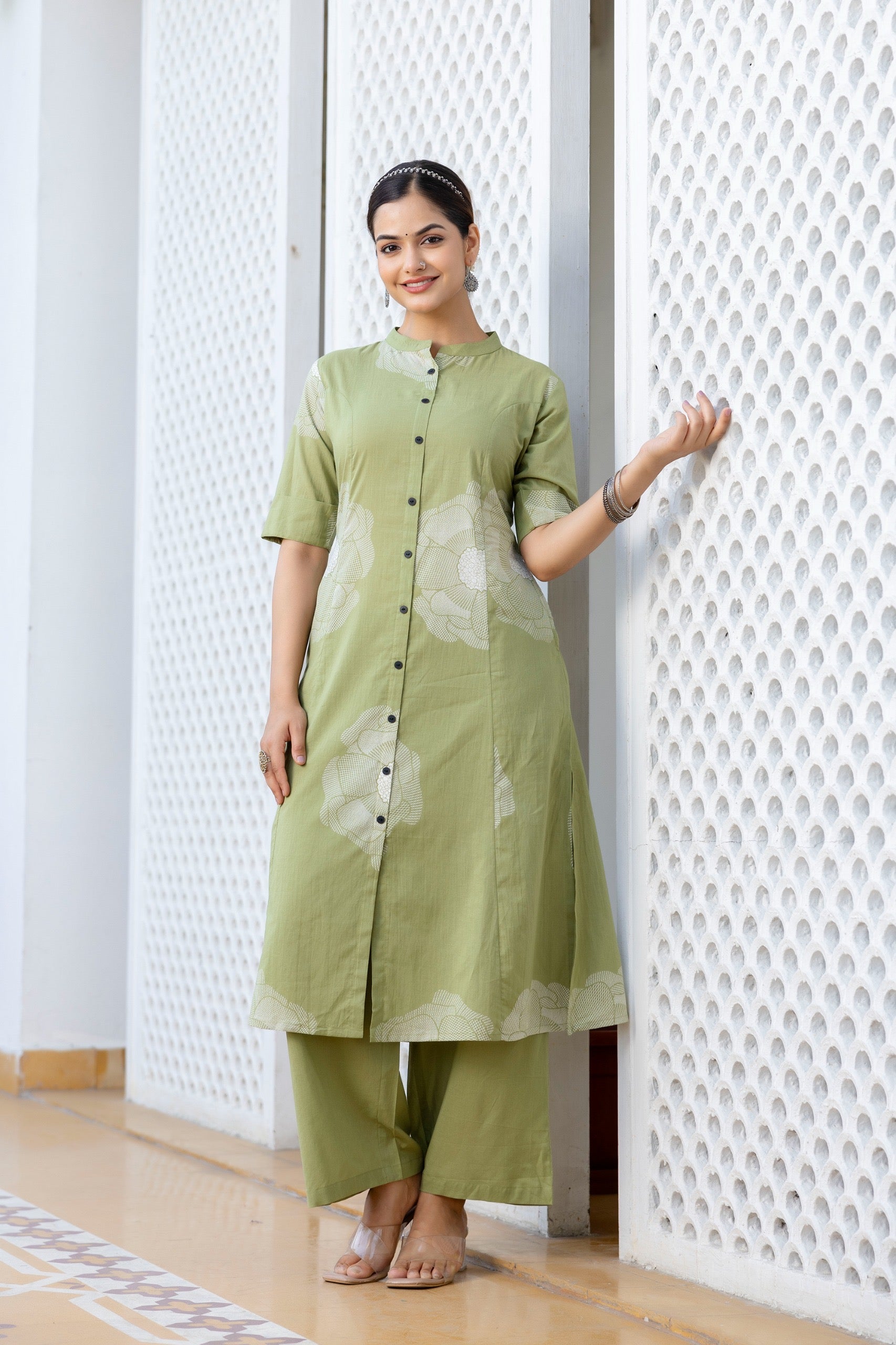 Arvika Cotton A-line Coord Set