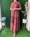 Ilivia Muslin Long Dress - The Jaipur Studio