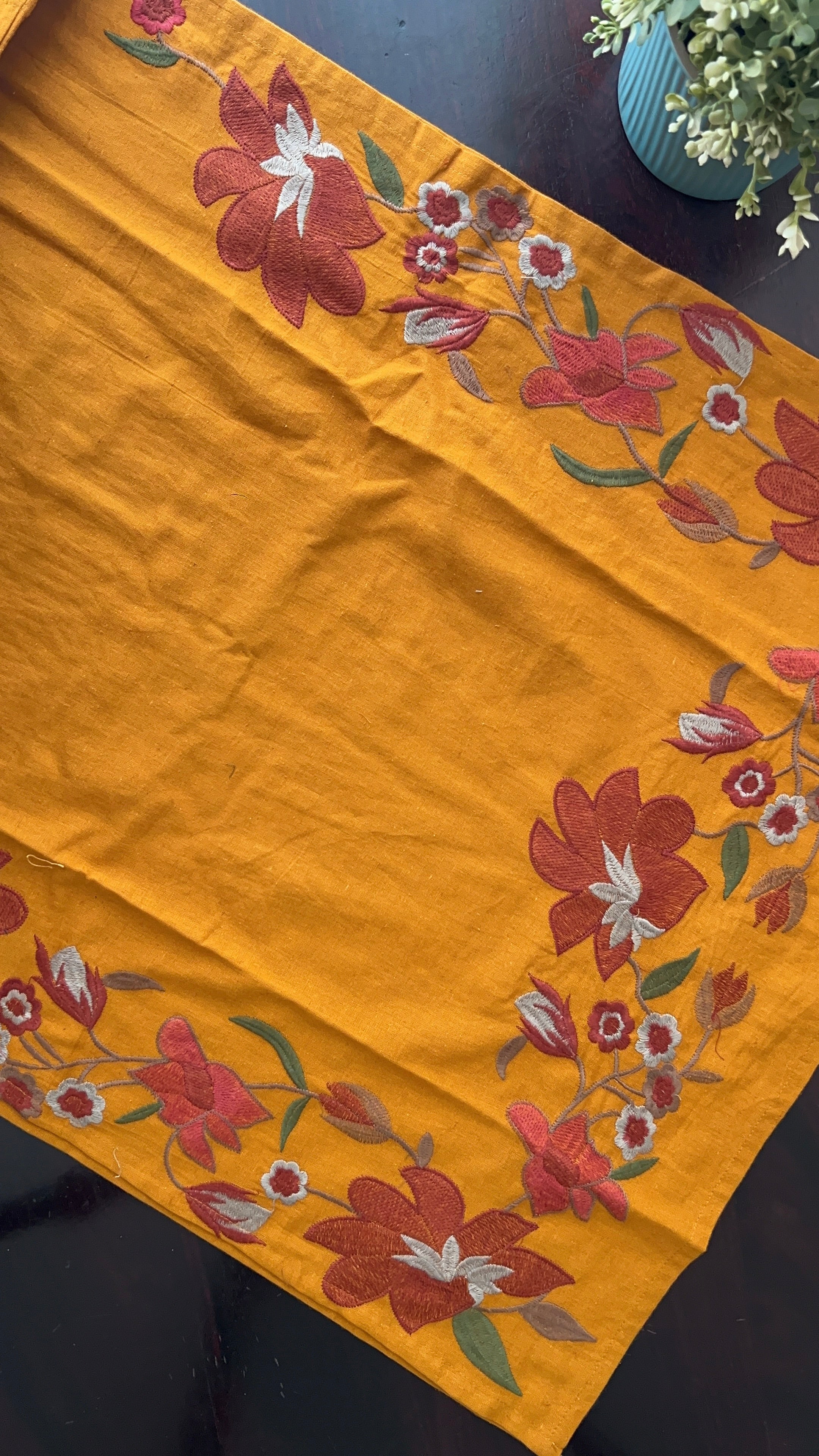 Nimrat Cotton Embroidered Pant Set - The Jaipur Studio