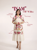 Inam Cotton Floral Embroidered Alia Long Dress