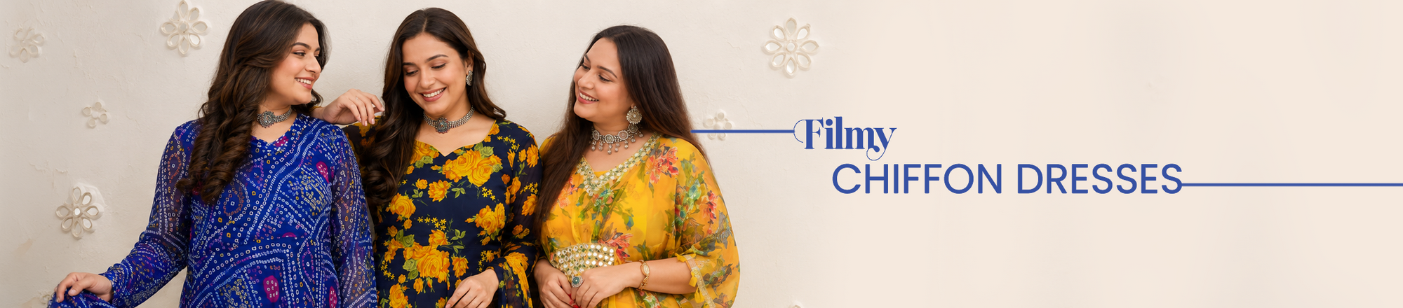 Chiffon Dresses & Kurtis For Women