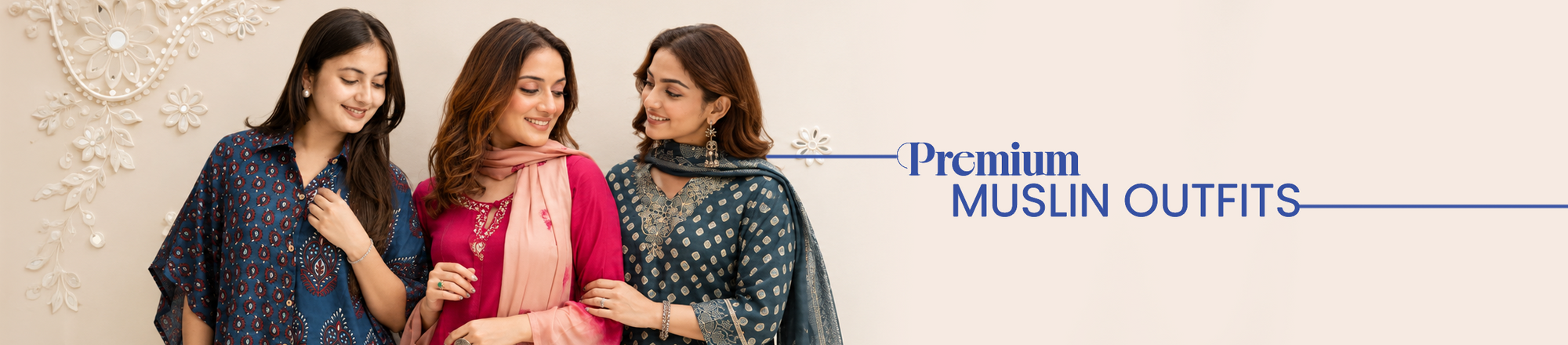 Muslin Kurtis & Dresses For Women