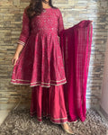 Muslin Sharara Set