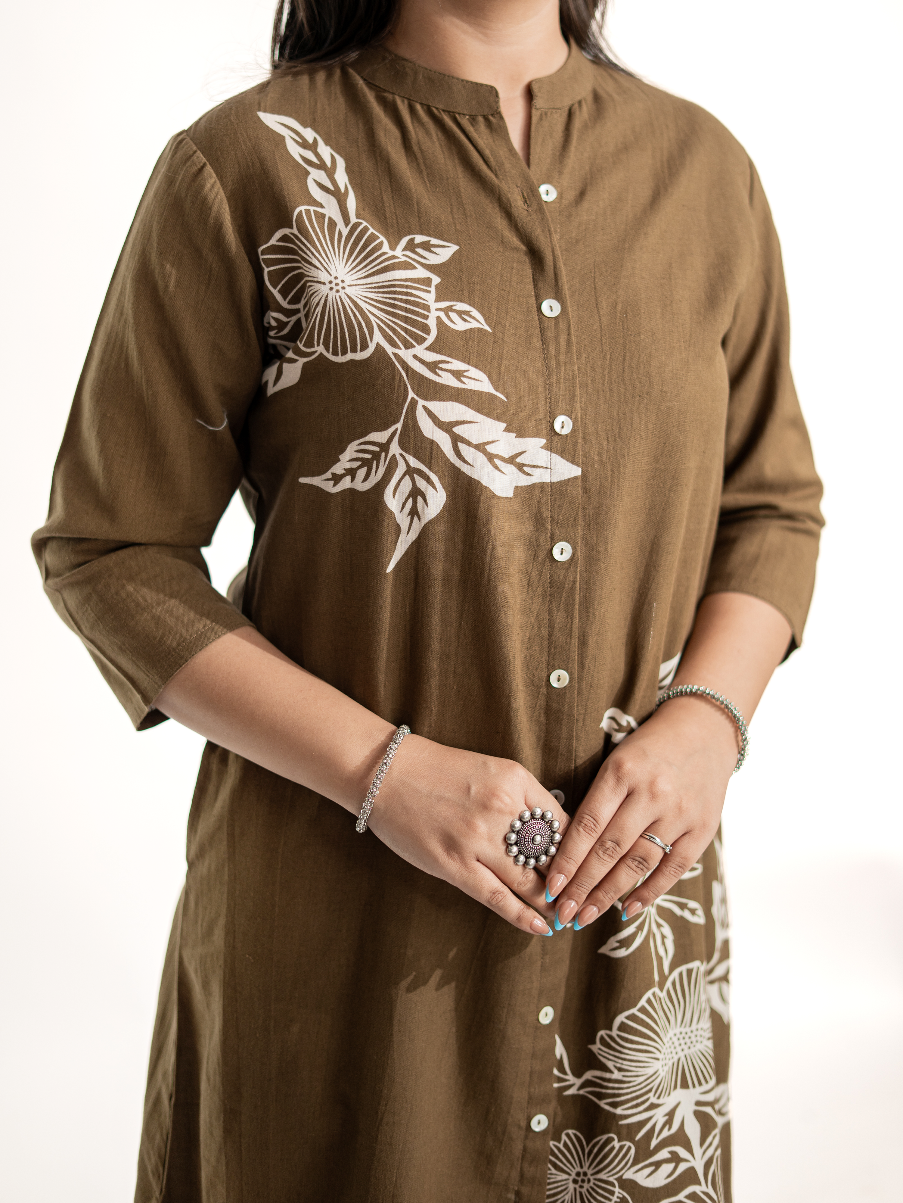 Mehreen Cotton A-line Plazo Set