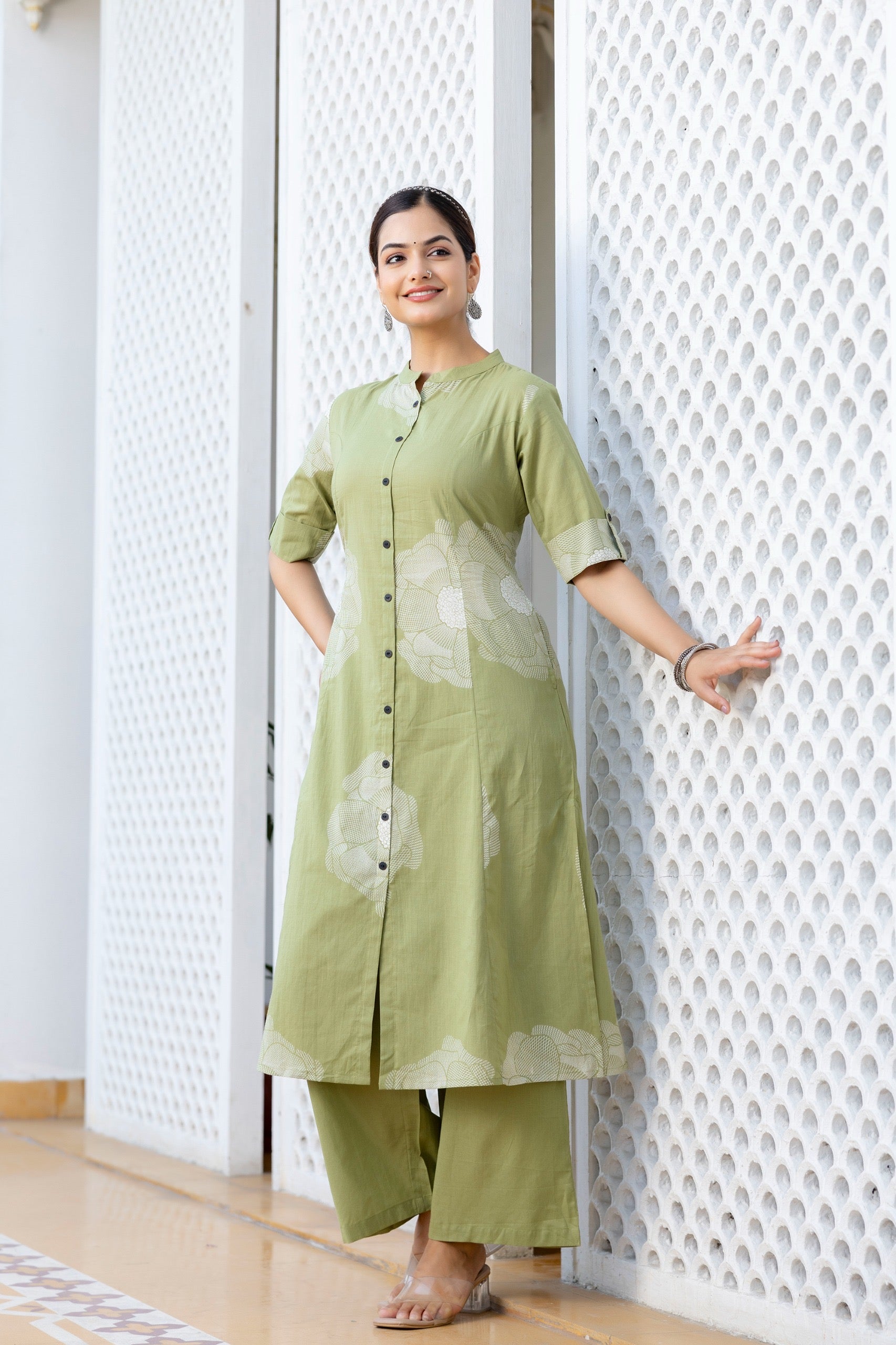 Arvika Cotton A-line Coord Set