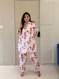 Gulbahar Cotton Floral A-line Coord Set