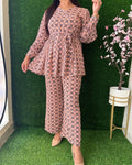 Daisy Crape Coord set with Belt