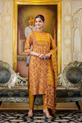 Sajda Cotton Embroidered Pant Set