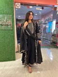 Premium Rayon Embroidered Anarkali Set