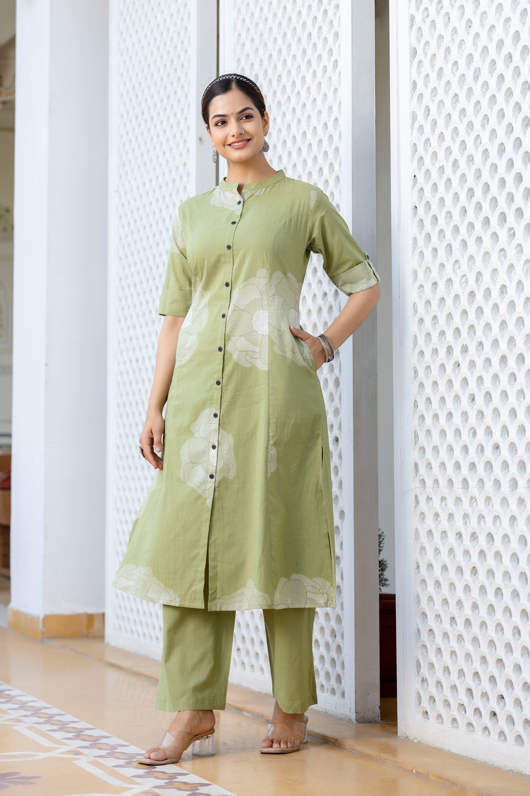 Arvika Cotton A-line Coord Set