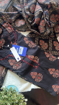 Irya Cotton Handblock Embroidered Pant Set