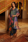 Shimmer Tissue Floral Pant Set