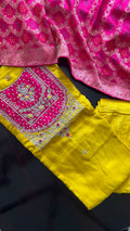 Laya Silk Festive HandEmbroidered Dupatta Set