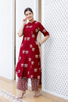 Cotton Lotus Summerish A-line Coord Set - The Jaipur Studio