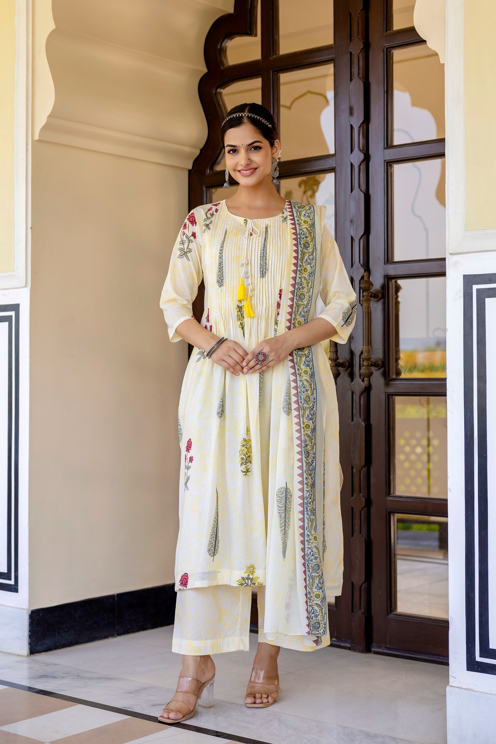Sumira Handblock Premium Cotton Pant Set