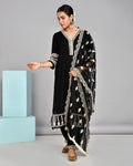Rayon Sciffili Embroidered Afgani Set