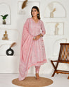 Ilvish A-line Embroidered Afgani Set - The Jaipur Studio