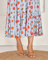 Amara Floral Rayon Long Dress - The Jaipur Studio