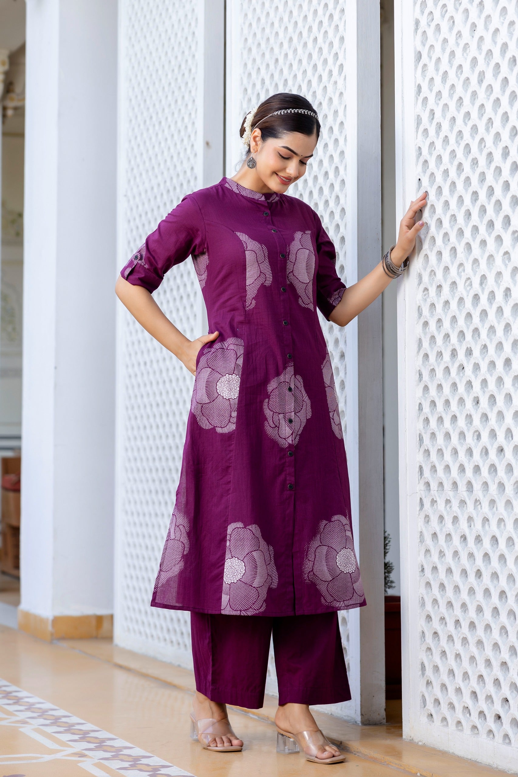Arvika Cotton A-line Coord Set