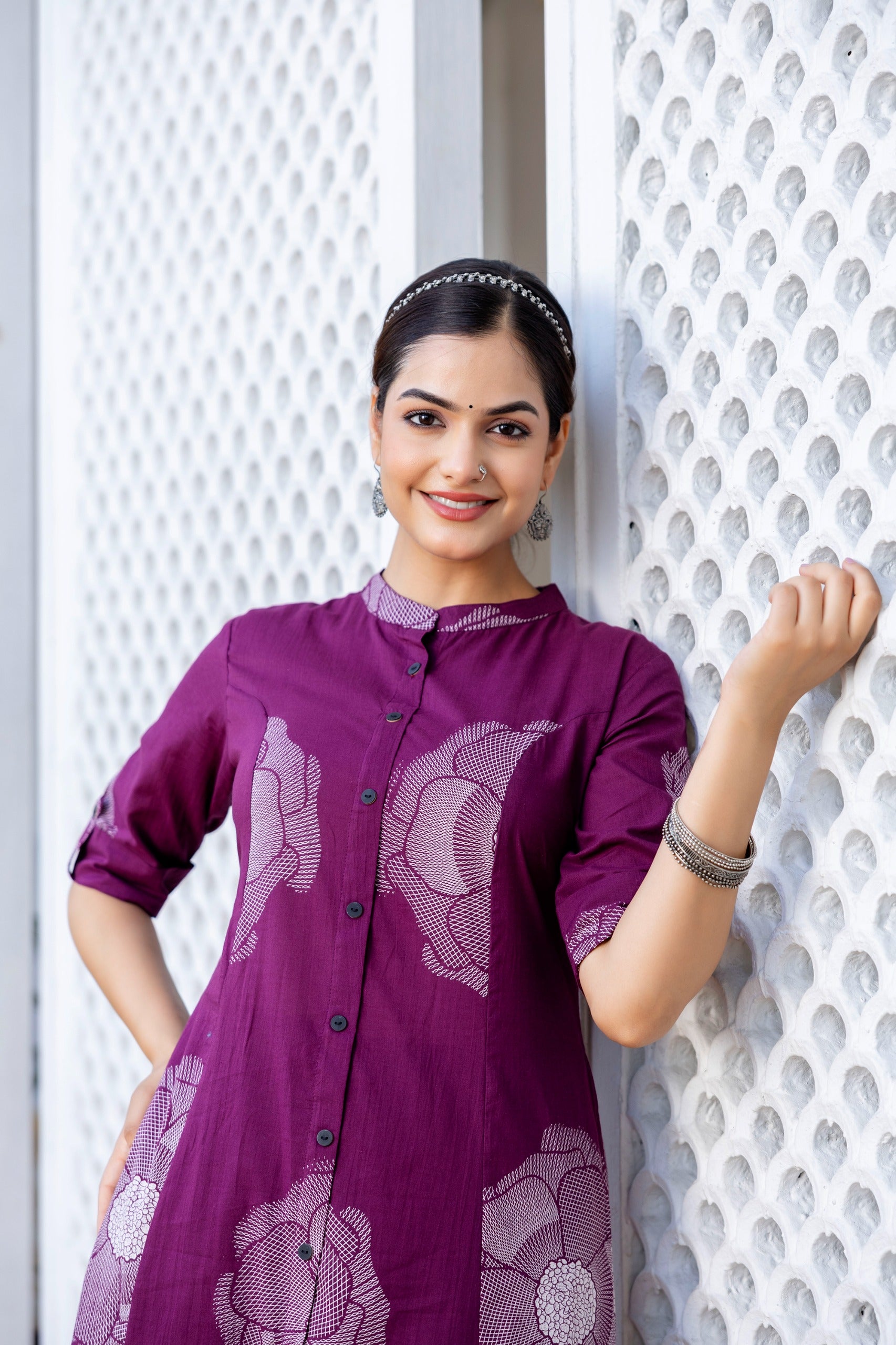 Arvika Cotton A-line Coord Set