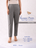 All-Day Cotton Straight Pant for Women-Warm Grey