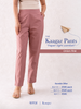 All-Day Cotton Straight Pant for Women-Onion Pink