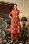 Cotton Floral Summerish A-line Coord Set - The Jaipur Studio