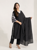 Siya Cotton Kutch Embroidered Straight Dupatta Set
