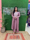 Meher Cotton Embroidered Pant set - The Jaipur Studio
