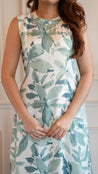 Cream Rayon Floral A-line Coord Set - The Jaipur Studio