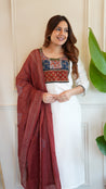 Niharika Cotton Patch Detailed Pant set - The Jaipur Studio