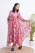 Jaipuri Cotton Angrakha Pant Set