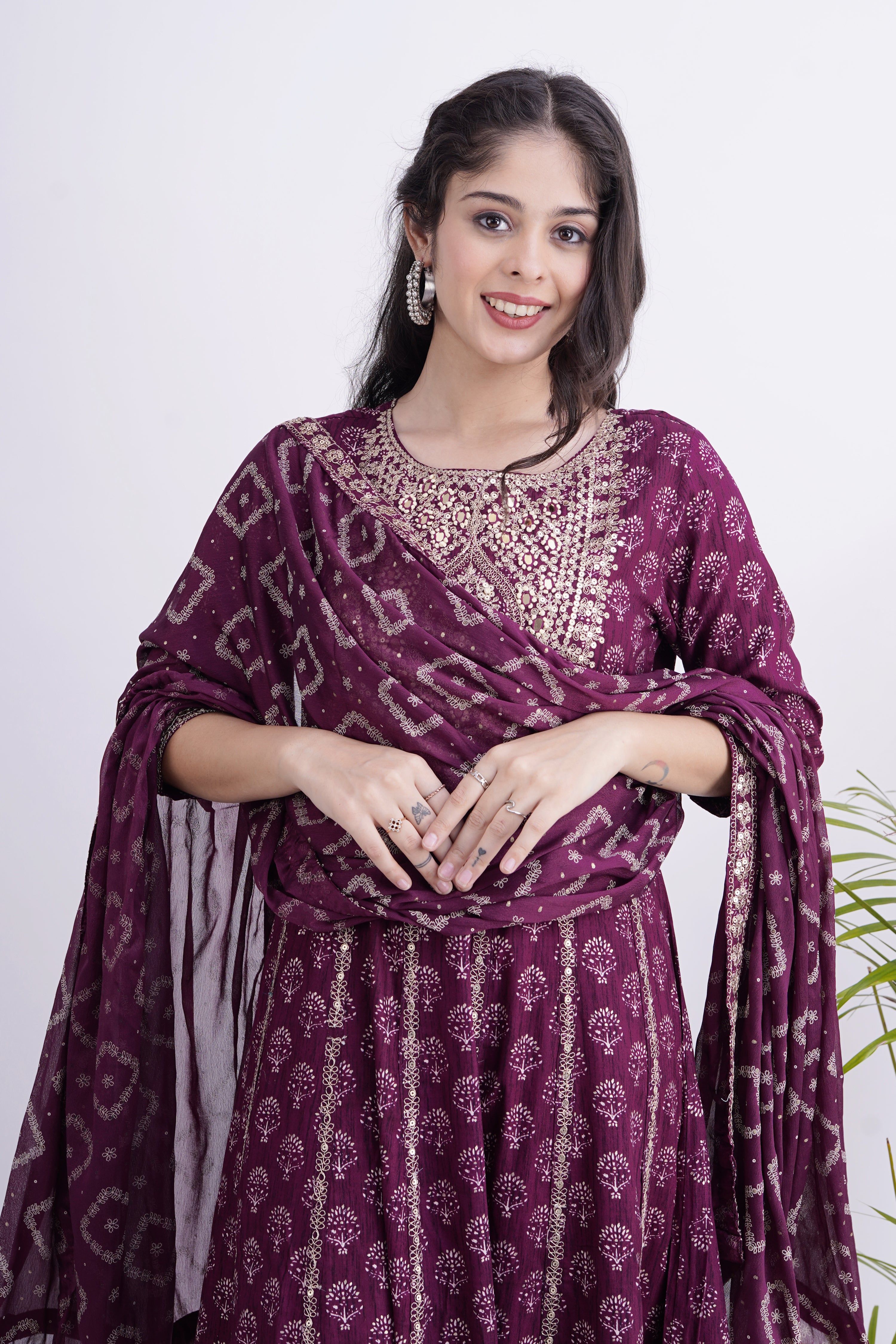 Kiara Rayon Heavy Embroidered Anarkali Set