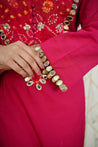 Saafi Cotton Mirror Deatailed Pant Set - The Jaipur Studio