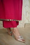 Saafi Cotton Mirror Deatailed Pant Set - The Jaipur Studio