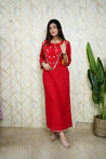 Saafi Cotton Mirror Deatailed Pant Set - The Jaipur Studio