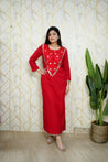 Saafi Cotton Mirror Deatailed Pant Set - The Jaipur Studio