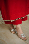 Saafi Cotton Mirror Deatailed Pant Set - The Jaipur Studio