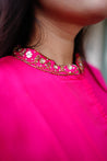 Sahaj Georgette HandEmbroidered Anarkali Set - The Jaipur Studio