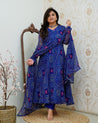 Falguni Bandhani Chiffon Anarkali Set - The Jaipur Studio
