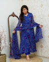 Falguni Bandhani Chiffon Anarkali Set - The Jaipur Studio
