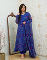Falguni Bandhani Chiffon Anarkali Set - The Jaipur Studio