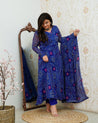 Falguni Bandhani Chiffon Anarkali Set - The Jaipur Studio