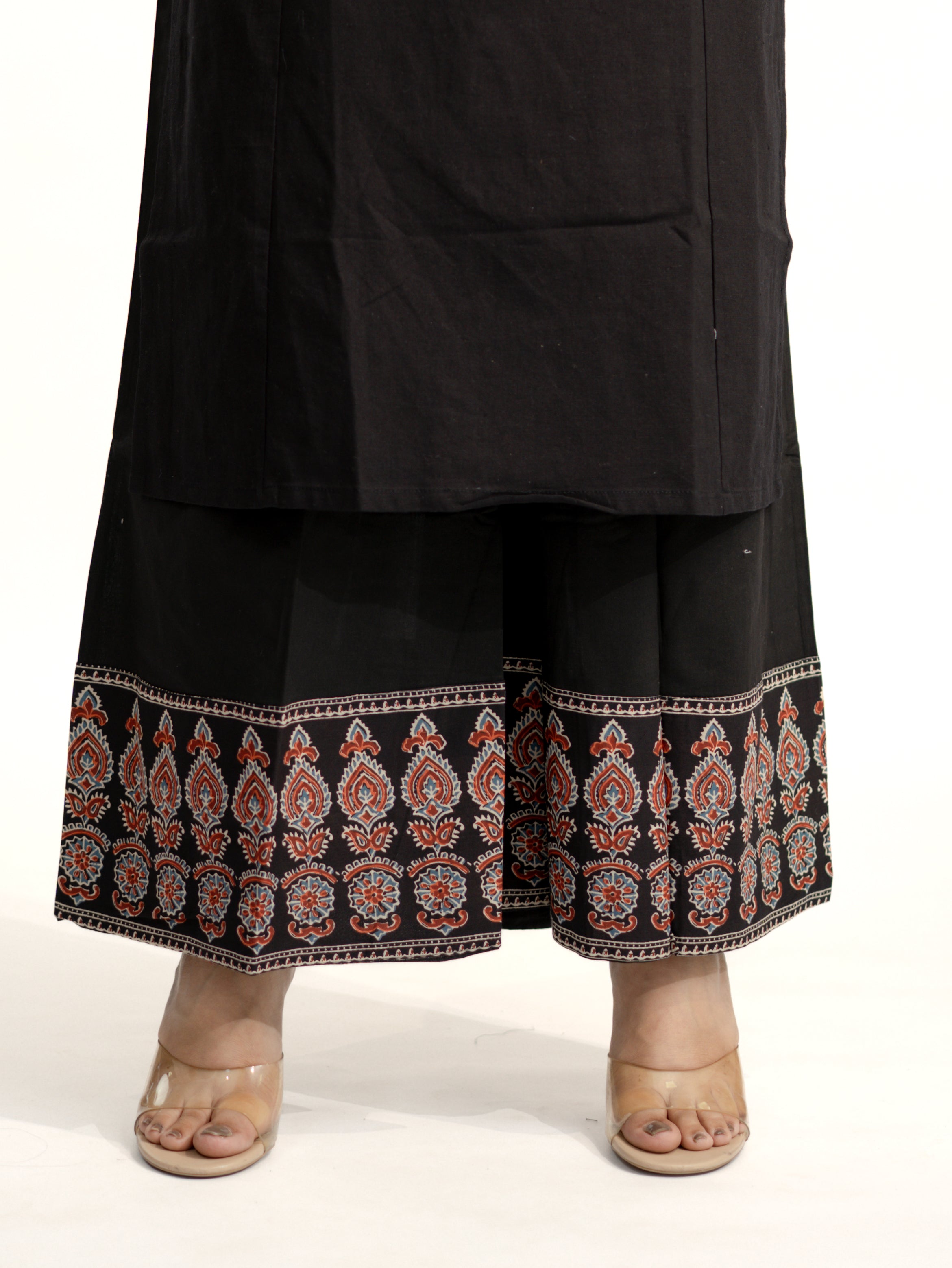 Damini Ajrakh Embroidered Cotton Coord Set