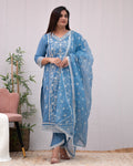 Saloni Cotton Embroidered Pant Set