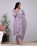 Saloni Cotton Embroidered Pant Set