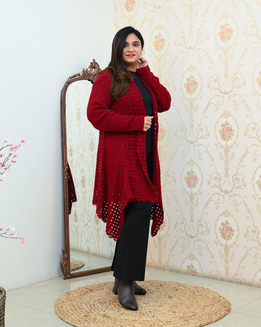 Winter Special Knitted Woollen Shrug