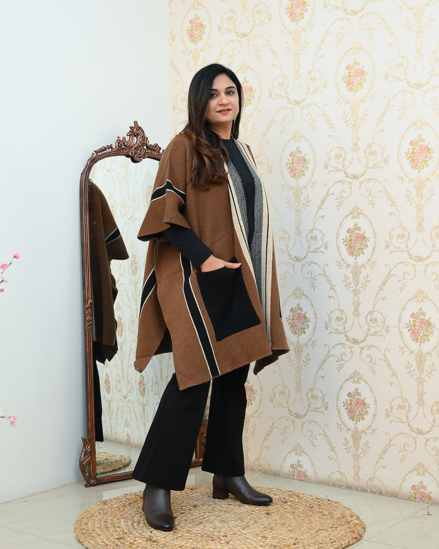 Winter Special Woollen Oversize Shrug - The Jaipur Studio